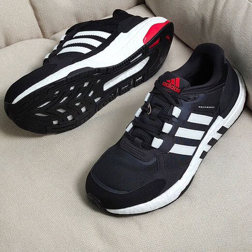 阿迪达斯（adidas）官方跑步鞋男鞋女鞋缓震情侣休闲鞋EQUIPMENT+网面透气低帮运动鞋 GX6630 36 (220mm)