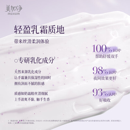 MegaNet Autumn Seasonal Night Specialized Hand Cream 80g Moisturizing and Nourishing Essential Oil Long-lasting Repair Hand SPA Floral and Fruity Fragrance