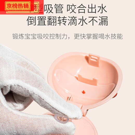 
Rikang (rikang) a pot of three mouth baby learning cup children's straw cup duckbill cup baby drinking water cup straight cup 24/ B1049 blue pot two suction heads