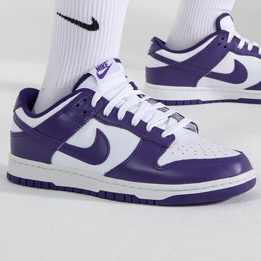 耐克（NIKE）男鞋2025夏季新款运动鞋Duck Low舒适时尚复古休闲鞋轻便低帮板鞋 DD1391-104 43