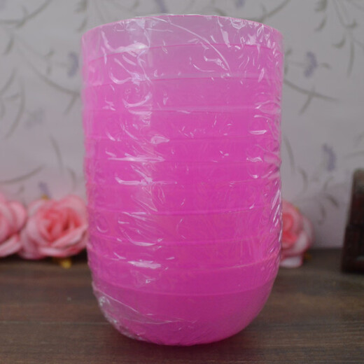 Eyelash beauty salon special plastic mask bowl and spoon set large mixing tools spa supplies homemade mask mixing bowl large 4# pink bowl + stick 1 piece