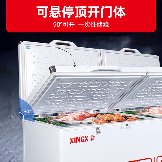 星星（XINGX）冰柜商用大容量商用一级能效冷柜卧式冷藏冷冻转换保鲜雪糕柜超市餐饮店冷柜 【975升】BD/BC-1098GE