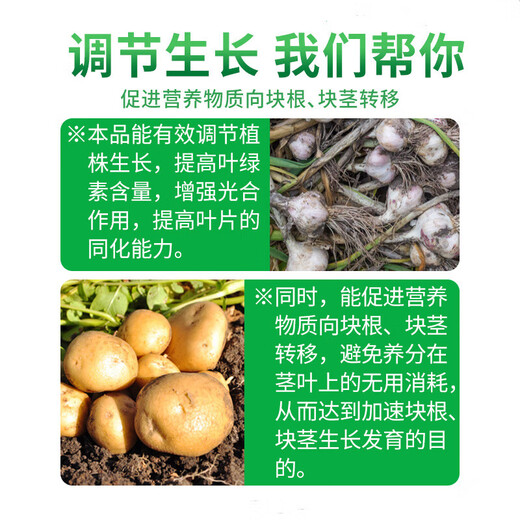 Guoguang Gaopeng 10% methylphenidate, potato, sweet potato, garlic, salvia miltiorrhiza, control pesticide, plant growth regulator 30g