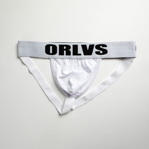 The ultimate assassin's popular solid color low-waist cotton men's thong breathable summer youth trend white sexy men's thong white XL weight 135-165Jin Jin equals 0.5 kg