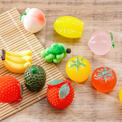 Xubeile Mini Doll House Obst und Gemüse Supermarkt Spielzeuggirl Spielhaus Simulation Mini DIY Geburtstagsgeschenk