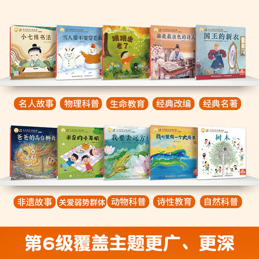 Spot fast delivery of the lamb going up the mountain grade reading level 123456 full set of 60 children's picture books 3-6 years old kindergarten 0-3 year old baby bedtime story book enlightenment early education books small class preschool knowledge combination set lamb going up the mountain grade 3-4 full 20 volumes