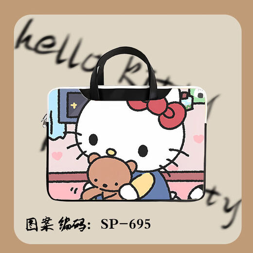 仙僖俫电脑包防水防震防摔猫手提包凯蒂百 SP-719 15.6英寸