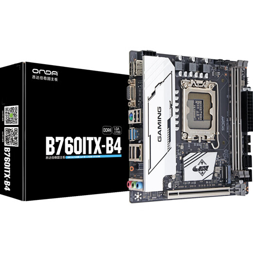 昂达（ONDA）B760ITX-B4（Intel B760/LGA 1700） 支持12600K/13400/14100 HTPC优选 主板