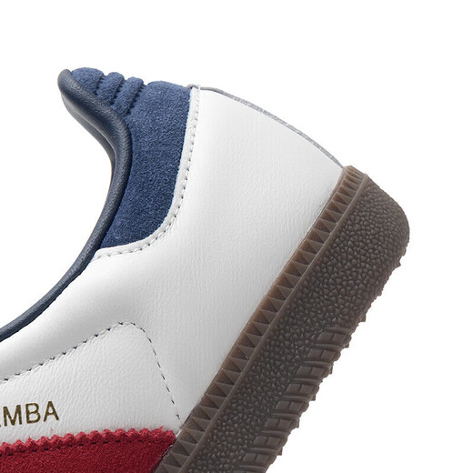 Adidas (adidas) Clover men's shoes and women's shoes 25 summer new SAMBA sneakers fashionable T-toe shoes low top casual couple's shoes IH4881/bright white/victory red/deep indigo 39