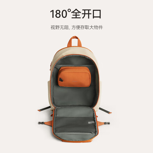 BAGSMART Backpack Lightweight Backpack for Men and Women Multifunctional Commuting Large Capacity Business Trip Bag College Student Computer Bag Travel Bag Gray (Can Accommodate 15.6-inch Notebook)