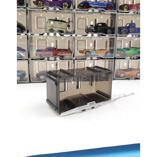 Dianhuai Car Model Display Cabinet Acrylic Hot Wheels Alloy Toy Car Storage Box Cabinet Toy Car Model Exhibition 40 Storage Boxes Without Car 2 Handles