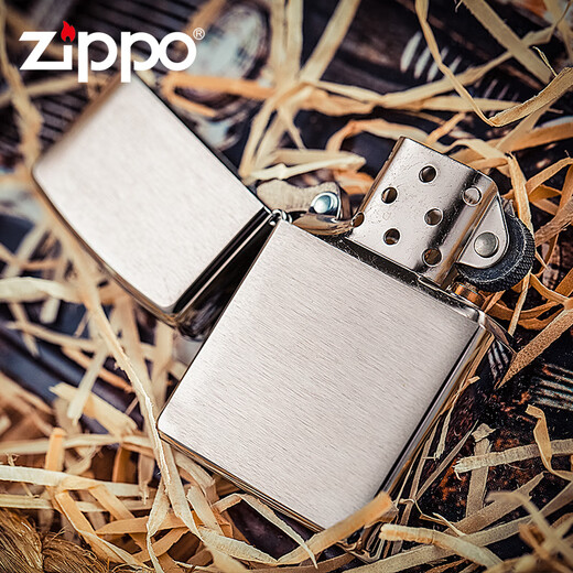 Zippo US Original Zippo Leichter echter Drahtschalter einfacher Version 200 Logo Kerosin leichter 200Zl [neuer Maschinenölfrei] TC9901qt