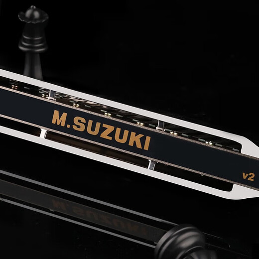 Suzuki Original Imported Chromatic Harmonica Advanced Professional Professional Professional Performance Suzuki Оригинальный импортный 16-луночный хромат SCX-64