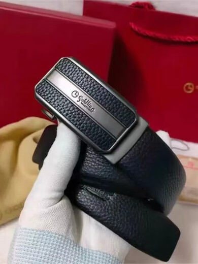Jinlilai Belt's's's's Greatic Cuir Head Couche de vache de vache Lyche Modèle Pantalon d'affaires haut de gamme