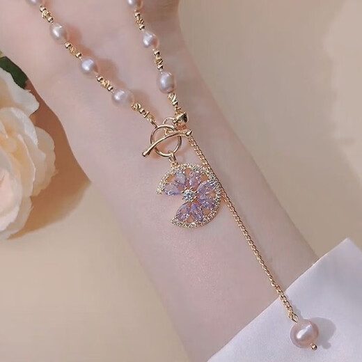 Mengke Decorated Baroque Freshwater Pearl Necklace for Women 2025 New Popular Accessories Light Luxury Niche Clavicle Necklace 1018 Necklace