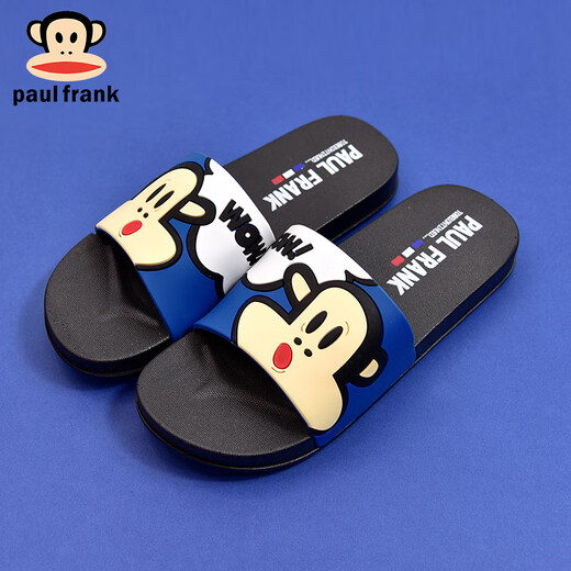
paul frank big mouth monkey sandals men and women couples home bathroom slippers indoor home shoes outdoor beach shoes 6218 sky blue 38 suitable for daily wear 36/37