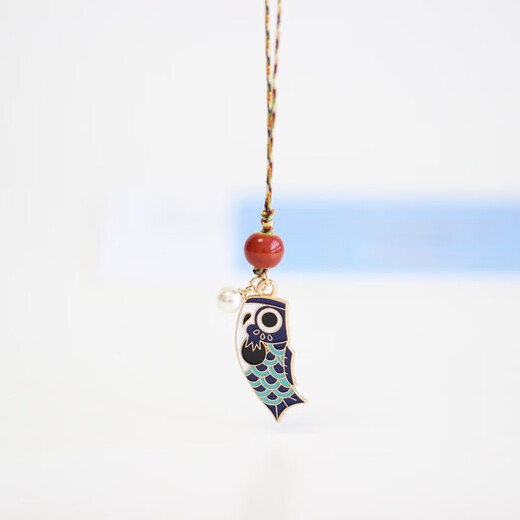 Seine Dynamik: Mobiltelefon Lanyard-Anhänger, Schmuck für Mobiltelefonketten, japanische und koreanische Karpfen, Anti-Lost-Seilkurzanhänger, USB-Schlüsselbund-Multifunktionshänge-Ornament, alle Ihre Wünsche werden wahr geworden