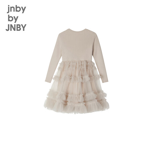 Jnby par Jnby [épissage en mailles en tricot] Jiangan buyi Vêtements pour enfants robe de printemps filles à manches longues et enfants 1N1G13610 674 POUDRE GRENIE MIDE 140 cm