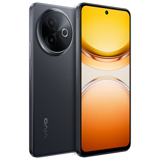 Vivo Y300i 12GB+512GB, Jet Black, Fully Anti-fall Diamond Shield Glass, 6500mAh Ultra-Thin Battery, Dual Speakers for Large Volume, Free Phone Coupon, National Subsidy