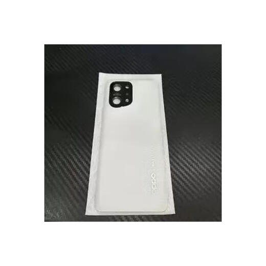 LZQLY is suitable for OPPO Findx5 back cover frosted glass rear screen battery cover Find X5 original film frosted (plain black with frame mirror