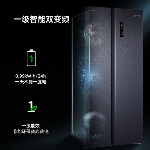 
Homa 702 liter super large capacity first-class energy efficiency frequency conversion energy-saving air-cooling frost-free double door double door household refrigerator long-lasting sterilization stockpiling large refrigerator 702WKM/B(X)
