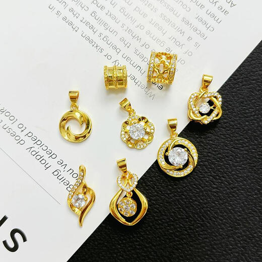 MHFDO Old Phoenix Old Phoenix Quality 18K Gold Pendant Women's Gold Necklace Single Pendant Single Pendant Without Chain Au750 Yellow 18K Gold Pendant Weiai Pendant