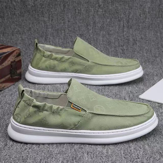 2025 NUEVO lienzo de seda de hielo Pedal de un pie Casual transpirable y no sencillando los pies de secado rápido Combinados de hombres cómodos y amigables para los hombres T-951 Negro 43 Tamaño pequeño y una talla más grande