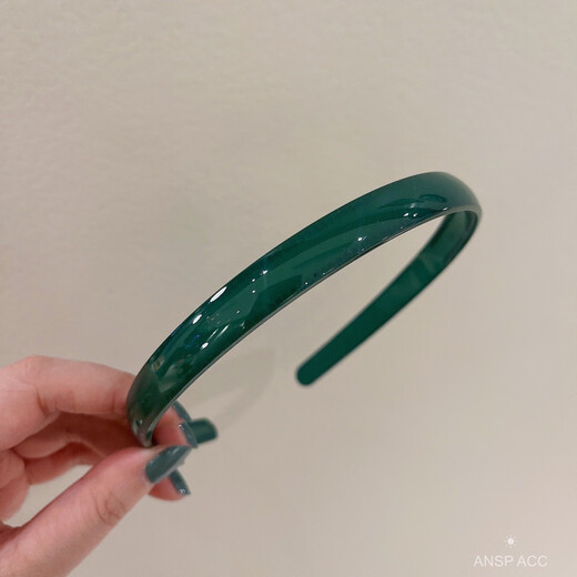 Tang Funi jelly color face wash headband for women summer broken hair finishing headband with toothed anti-slip acrylic headband pressed hairpin hair bundle jelly wine red headband