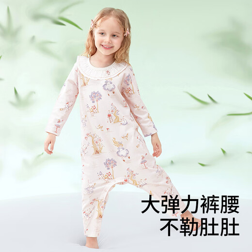 Betis Children's Pajamas Spring and Autumn 2025 New Boys and Girls Jumpsuit Baby Cotton Home Clothing Set
