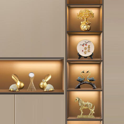 MANTA modern simple light luxury artistic ornaments living room study bookshelf bookcase new house home decorations violin pen holder