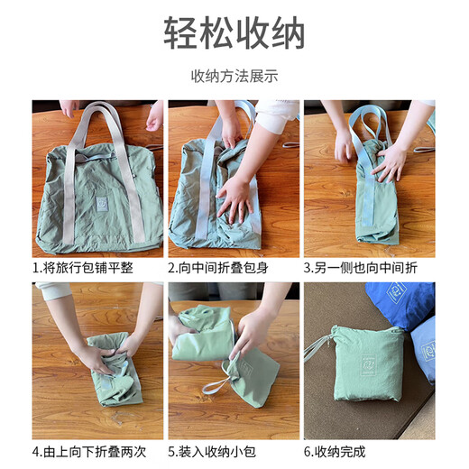 Sac de voyage Bangeri pour hommes et femmes de grande capacité Rangement de valise de chariot pliable pour le sac de fitness Bag à main