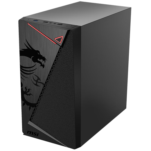 MSI Ruilong R5 5600GT desktop computer complete machine commercial office host home online course financial design game e-sports host DIY assembly machine set R5 5600GT core display | 16G丨256 solid state丨Configuration 2