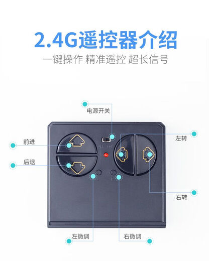 闲念遥控船航空母舰军舰模型可下水儿童仿真玩具潜水艇迷你游快艇水上 蓝色充电款-直升机航母15cm 创 官方标配+螺丝刀+遥控器电池+充
