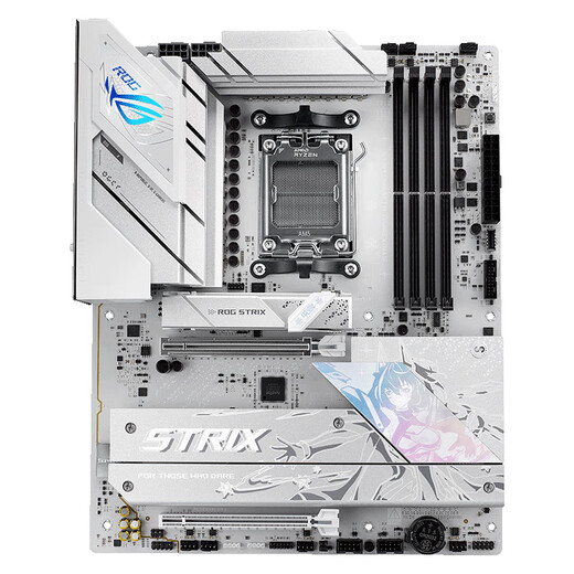 ROG STRIX B850-A GAMING WIFI S Republic of Gamers Fubuki Gaming-Motherboard unterstützt CPU9800X3D/9950X (AMD B850/Sockel AM5) Reinweiß Fubuki B850-A WIFI S