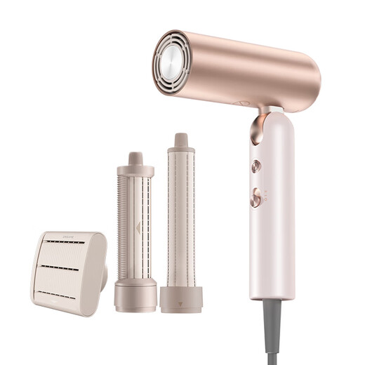 Chaimi P10 Pro Portable Folding Mini High-speed Pocket Stylist Hair Dryer Negative Ion Hair Care Quick-drying Hair Gift for Business Travel Australian White Rose AHD52