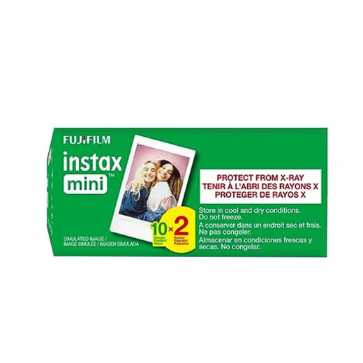 FUJIFILM instant camera photo paper is suitable for mini11/12/41/99 3-inch wide400/evo five-inch SQ1 mini photo paper 20 sheets