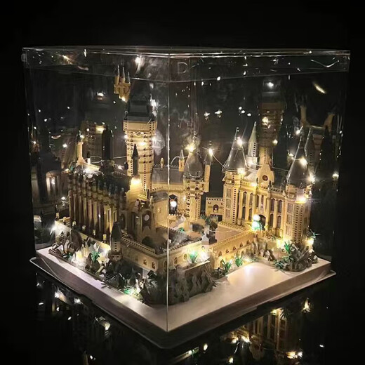 Senkedo compatible building blocks Hogwarts Castle Huge Harry Potter Adult Difficulty Assembly Toys Hogwarts 16886+light tools