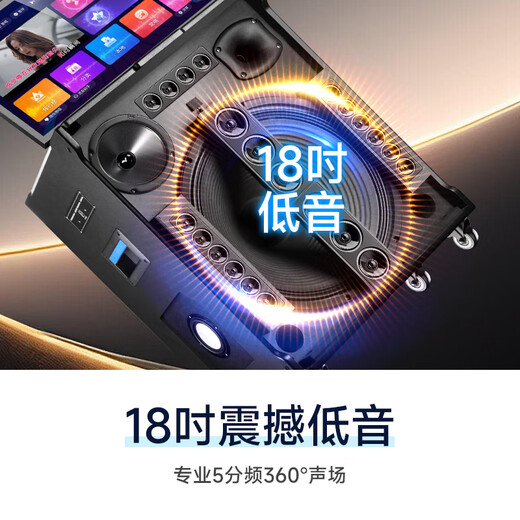 先科（SAST）家庭ktv音响套装广场舞音响带显示屏家用点歌机功放一体机户外卡拉OK唱歌全套设备 【顶配27喇叭】18