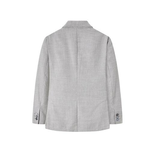 Jiumuwang Men's Suit Jacket Men [74.5% lana, mismo estilo en el centro comercial] 2025 Spring Haute Couture Casual Suit Versión estándar + Palabra de caucilos poco profundo + JX7EV15321 M 170/92a (48)