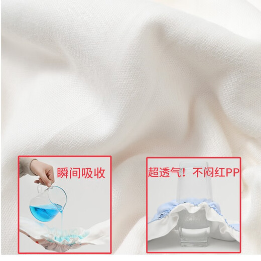 Shushhu Youpin baby urine bag pure cotton waterproof and breathable newborns can washable side leakage pants dry diaper meson *[Waterproof] Smiling color circle 3 packs L code [recommended for 3-9 months] Weight 11-20 Jin [Jin equals 0.5 kg]