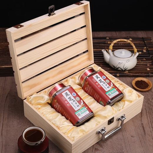 Huasetang Changbai Mountain Organic Ganoderma Spore Powder Red Ganoderma Leather Boxed Tilia Superfine Ganoderma Spores High-end Edition Ultrafine Spore Powder One and a half Jin Jin equals 0.5 kg