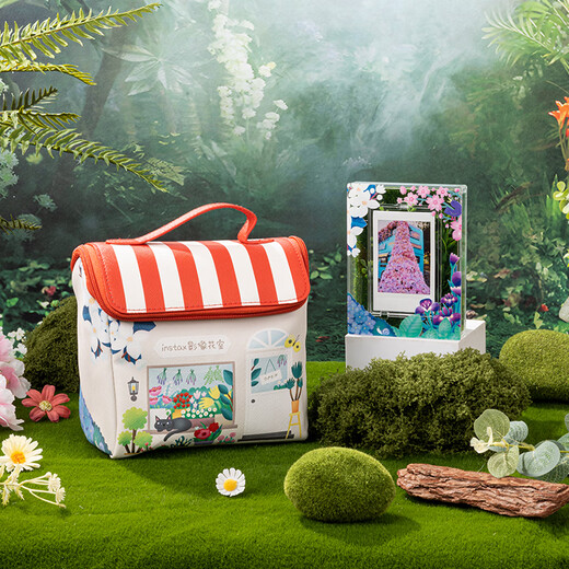 Fuji instax mini12 Imaging Flower Room Instant Camera Instant Mini11 Upgrade One-click Shooting Camera Birthday and Holiday Gifts for Girlfriends Light Sakura Pink Official Standard Imaging Flower Room Gift Box