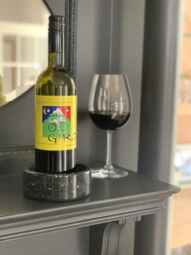 Fox RunRun black marble wine rack 12.7 x 12.7 x 5.08 cm 48757