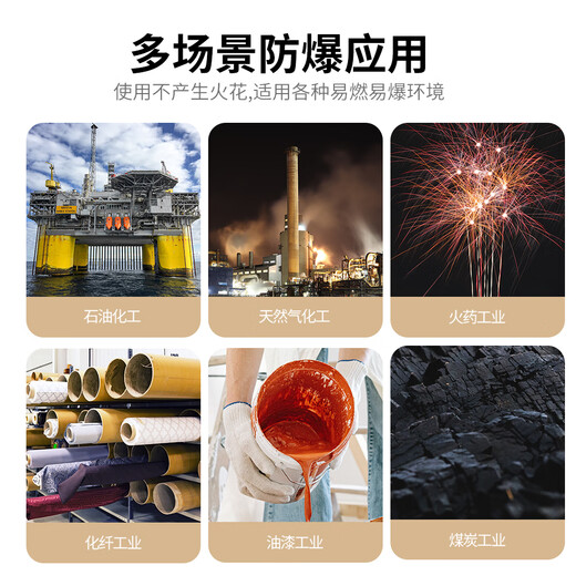 EXPLOIT explosion-proof octagonal hammer non-sparking brass hammer brass 8 pounds