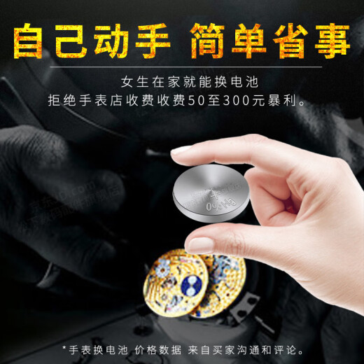 松下（panasonic）卡西欧原装手表电池1294 1342 1362女2759男3265电子男女款式更换超薄小颗粒纽扣1.55V原厂圆形 2粒 其他型号拍手表后盖联系客服 订单备注