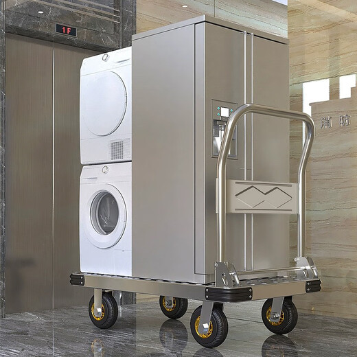 CLCEY thickened flatbed truck portable hand-pull truck decoration cart foldable promotion truck 60*403 125*756 inch nylon wheel