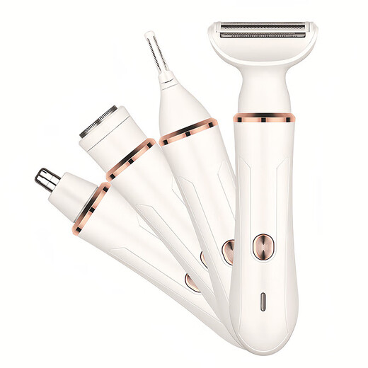 Popular electric shaver for private parts, women's private parts shaver, men's pubic hair removal device, hair trimmer for leg hair, armpit hair, and armpit shaving, eyebrow trimming and nose hair trimming tool. Four major functions/private delivery. One push and one shave/safe hair remover.