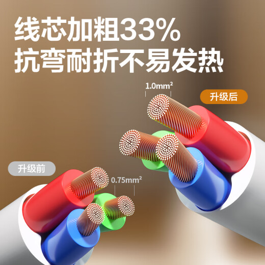 得力（deli）新国标安全插座 插排/插线板/接线板/排插/拖线板 8位组合孔5米 总控开关 18263