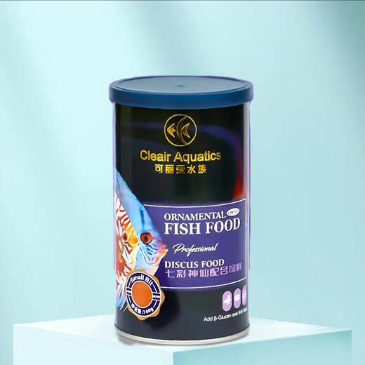 可丽爱（CLEAIR）金鱼鹦鹉鱼食热带鱼发财鱼增红鱼粮锦鲤饲料热带鱼饲料七彩饲料 CM701七彩神仙配合饲料 160g