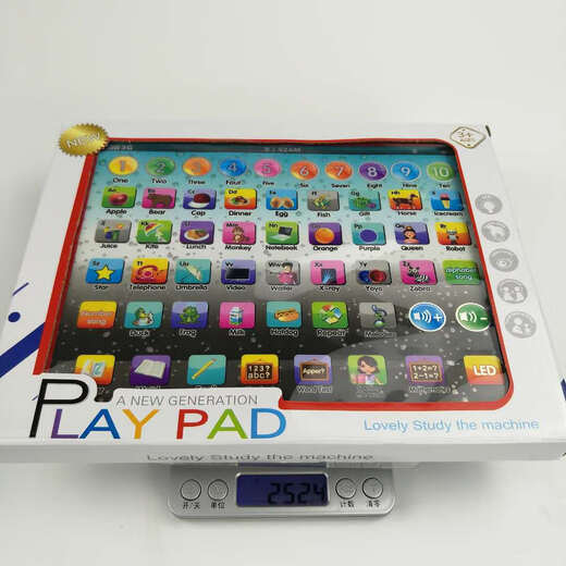 
Popular sources of household large English tablet learning early education machine children's simulation lighting computer toys Random priority delivery